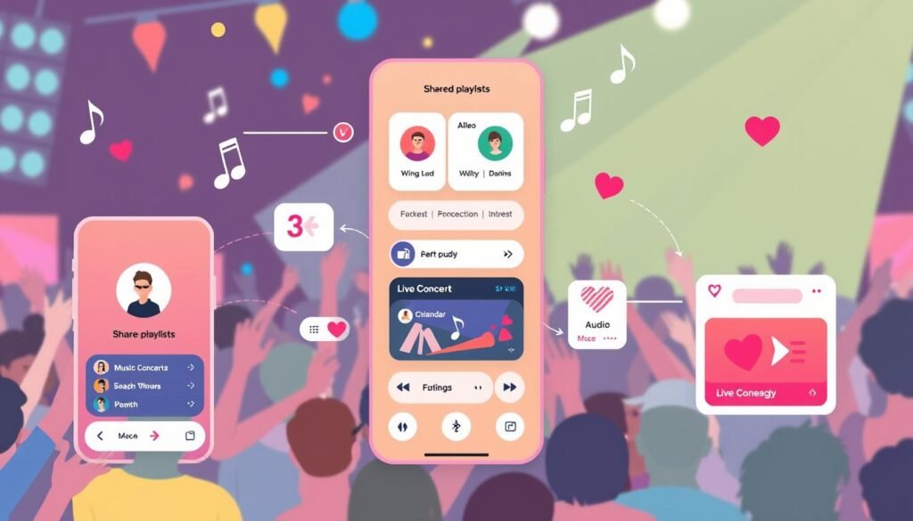 Music dating app features