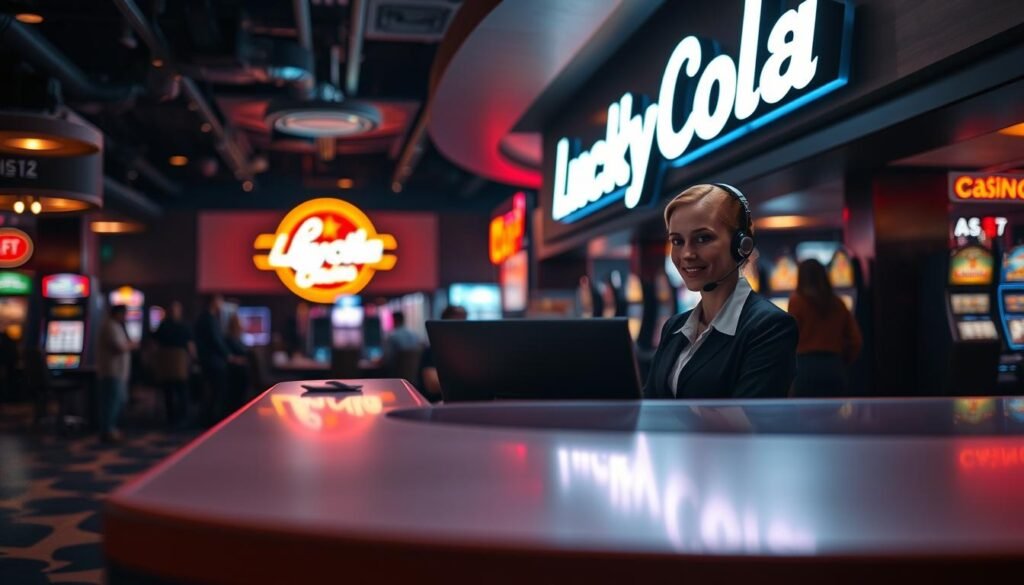 LuckyCola Casino Live Chat Support